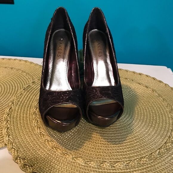 Bakers bronze metallic heels - Picture 3 of 4